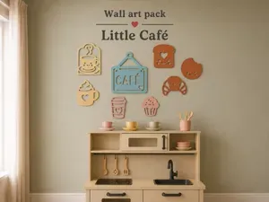 Wall art pack : Little Cafe
