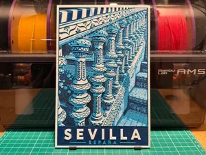 Seville Spain HueForge Postcard