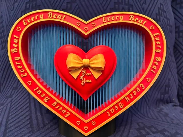 Every Beat String Art Heart — Image 2 of 6