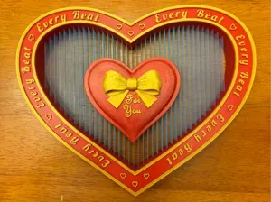 Every Beat String Art Heart
