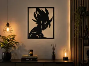 Cadre Décoratif 3D – Goku