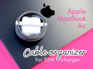 MacBook Air power cord cable clip 35W charger