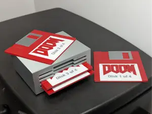 Doom: 4 Floppy Disk Coaster Set