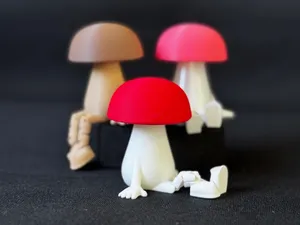 Articulated Flexi Mushroom Buddy