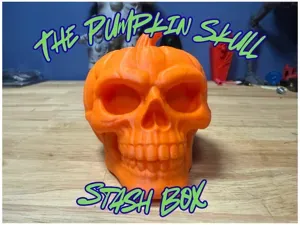 The Pumpkin Skull (Stash Box)