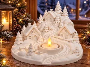 Christmas Village LED Tealight Holder | Winterdorf