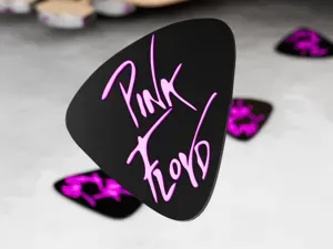 Pink Floyd Guitar pick 3D logo