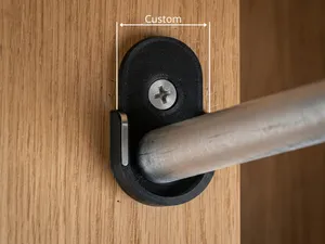 Heavy Duty Parametric Closet Rod Support