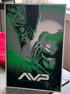 Alien vs. Predator Movie Poster Hueforge