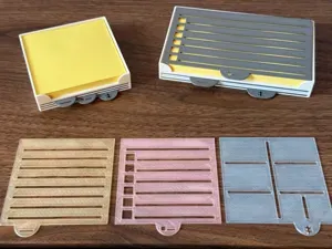 Post-it Holder with Templates
