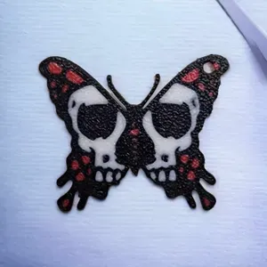 Butterfly Skull Earrings
