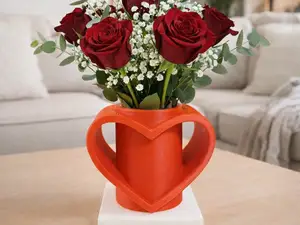Heart Handle Decorative Organizer