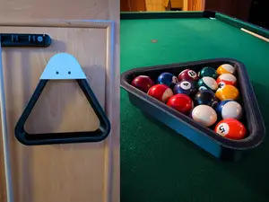Billiard Rack Dreieck mit Halter