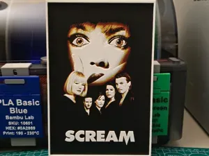 Scream Movie Poster -Hueforge Art