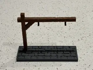 Signs by Bear - Wooden Post and Cobblestone Base