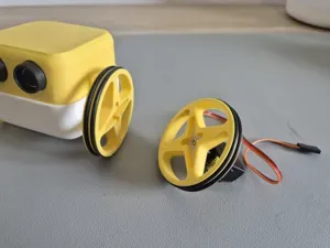 Dual tire wheels for Wheely Robot
