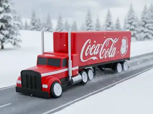 Tooned Semi truck - Xmas edition