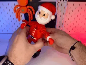 Flexi Dancing Santa – Articulated Christmas Toy