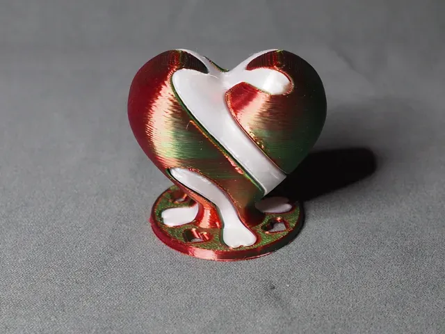 Small Heart Spiral vortex illusion fidget - v2.1 — Фото 8 из 10