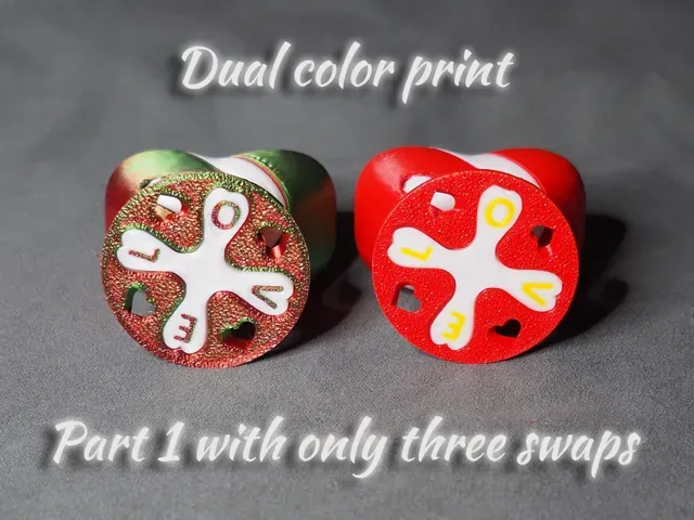 Small Heart Spiral vortex illusion fidget - v2.1 — Фото 9 из 10