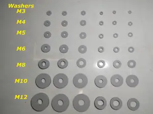 Washers M3 M4 M5 M6 M8 M10 M12