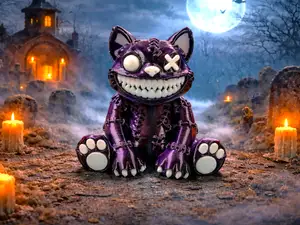 Ugly Horror Cat - Grinsekatze der Verdammnis