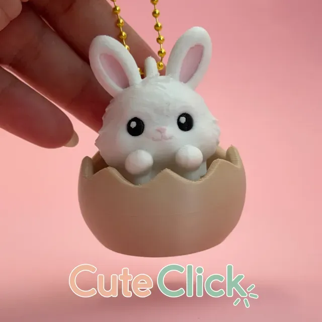 Cute Bunny – Fidget Clickers Keychains — Фото 2 из 3