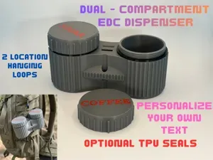 Dual Compartment EDC Dispenser