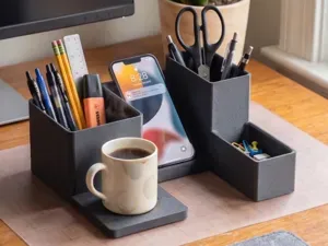 Organizer da Scrivania per Tazza e Telefono