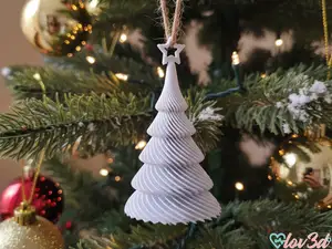Spiral Christmas Tree Ornament (Hanger)
