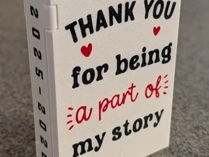 Teacher Appreciation Book Gift Card Holder