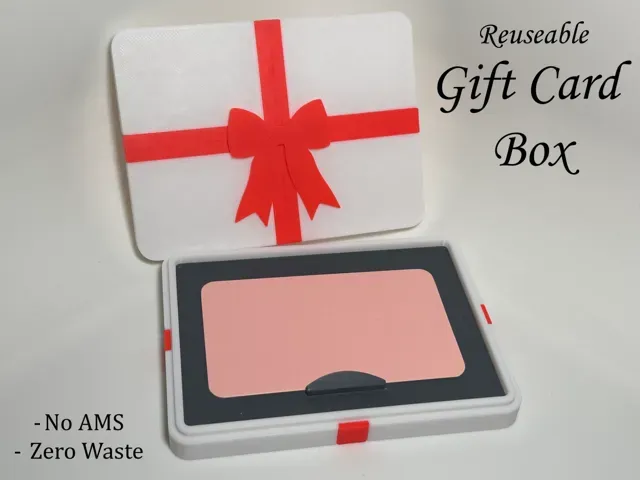GIFT CARD BOX - Reusable Gift Card Box