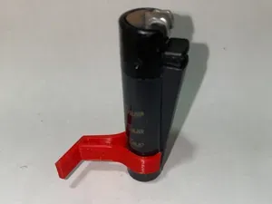 Clipper Lighter Wall Mount Holder STL