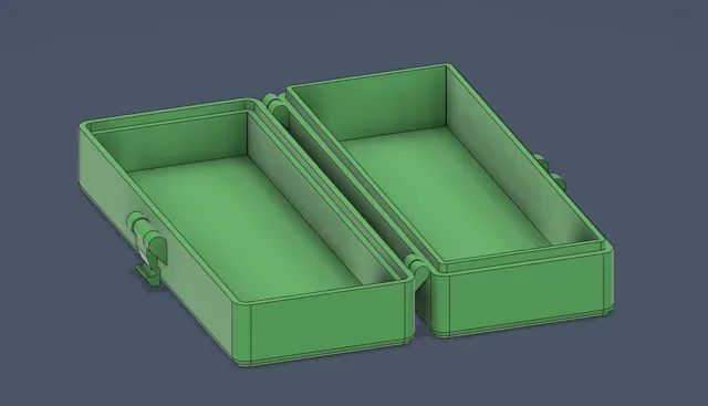Latching Box, Parametric Print in Place — Фото 2 из 2