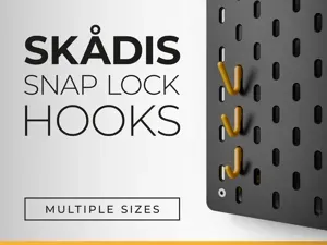 IKEA Skadis Snap Lock Hooks