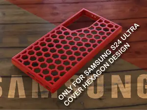 Samsung S24 Ultra Cover Hexagon Design