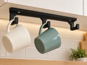 Modular Under-Cabinet Coffee Mug Holder