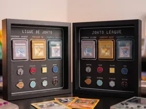 Pokémon GEN2 - Game & Badge Display [Multilingual]