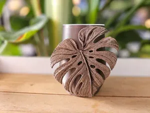 Selbstbewässernder Topf – Monstera-Blatt