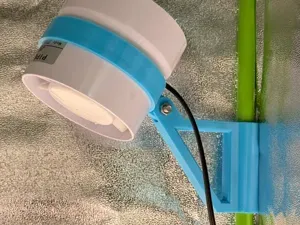100mm Fan Mount V2 - 16mm Pole Clip