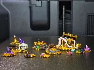 Treasure Hoard D&D Coins, Gold & Scatter Terrain