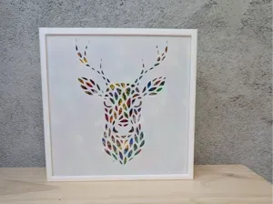 Pochoir Cerf / Renne – Boîte à crottes