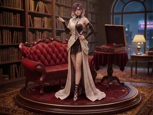 Shalom Evening Dress Path to Nowhere Figure