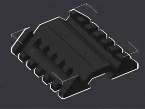 DUAL PICATINNY RAIL MOUNT - SCOPE, LIGHTS