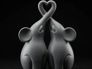 Elefantenliebe - Elefantenfigur