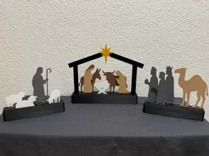 Modular Layered Nativity Display – No AMS Required