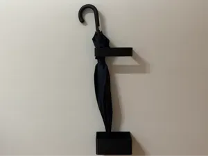 Wall-Mounted Umbrella Holder (2-Piece) + Drip Tray