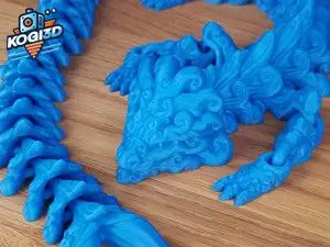 Print in Place Articulated Flexi Water Dragon
