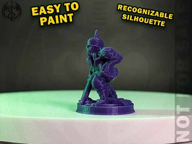 Supportless Prussian Stormtrooper - 32mm Scale — Фото 4 из 7