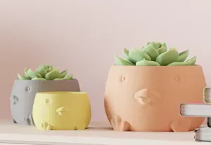Cute Duck Planter. Great Succulent Plant Pot